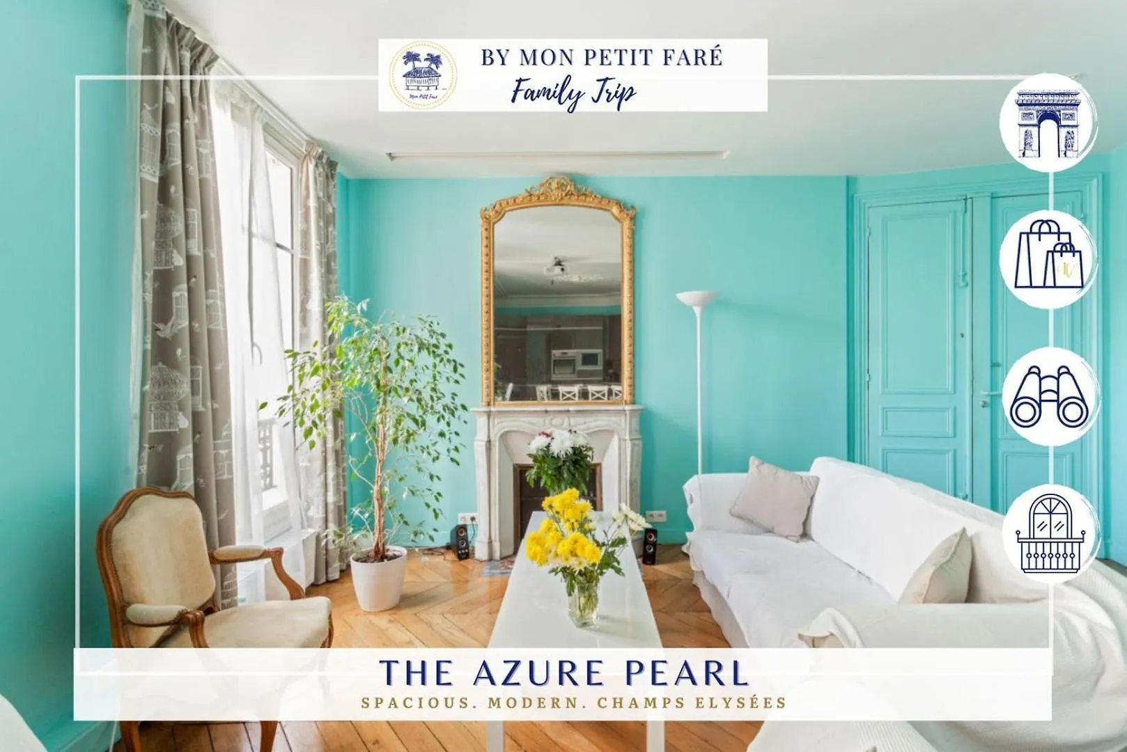 The Azure Pearl -Spacious & Modern París